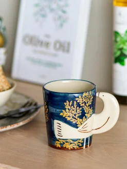 New Taza artesanal Hezha Tazas Y Mugs|Vajillas Completas