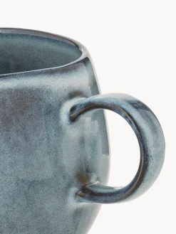 Tazas Y Mugs|Vajillas Completas></noscript>Bloomingville Taza de café artesanal Sandrine Gris azulado jaspeado