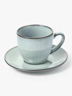Sale Taza de café con platito artesanal Tazas Y Mugs|Vajillas Completas