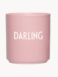 Tazas Y Mugs|Vajillas Completas>DESIGN LETTERS Taza de diseño Favourite Darling Rosa claro (Darling)