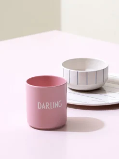 Tazas Y Mugs|Vajillas Completas>DESIGN LETTERS Taza de diseño Favourite Darling Rosa claro (Darling)