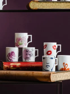 Clearance Taza de porcelana artesanal Carol Tazas Y Mugs|Vajillas Completas