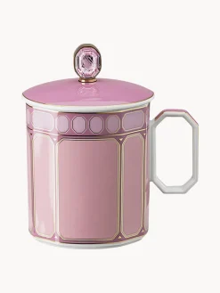 Vajillas Completas|Menaje De Mesa>Rosenthal Taza de porcelana con tapadera Art De La Table Rosa