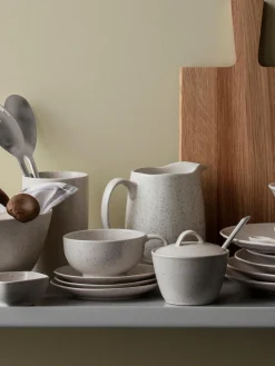 Tazas Y Mugs|Vajillas Completas>Broste Copenhagen Taza de té con platito artesanal Nordic Vanilla