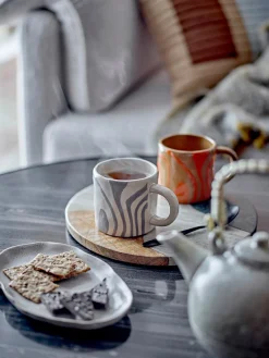 Tazas Y Mugs|Vajillas Completas></noscript>Bloomingville Taza Ninka Off White, gris