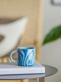 Tazas Y Mugs|Vajillas Completas>Bloomingville Taza Ninka Azul claro, gris azulado