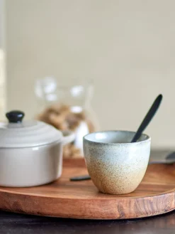 Tazas Y Mugs|Vajillas Completas>Bloomingville Taza Paula Beige claro, azul claro