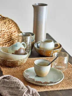 Tazas Y Mugs|Vajillas Completas></noscript>Bloomingville Taza Paula Beige claro, azul claro