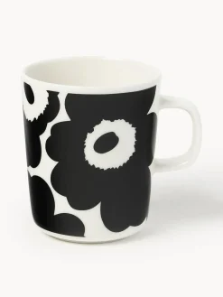Tazas Y Mugs|Vajillas Completas>Marimekko Taza Unikko Blanco, negro