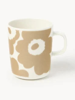Tazas Y Mugs|Vajillas Completas>Marimekko Taza Unikko Blanco, beige