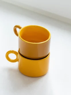 Tazas Y Mugs|Menaje De Mesa>&k Amsterdam Tazas artesanales Chiquito, 2 uds. Tonos amarillos