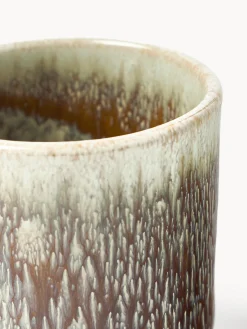 Tazas Y Mugs|Vajillas Completas></noscript>Westwing Collection Tazas artesanales con esmalte reactivo Danza, 4 uds. Tonos de marrón, beige, con gradiente de color