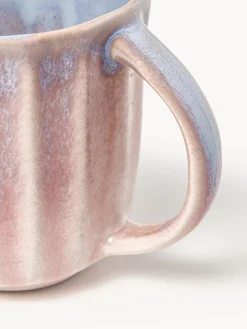 Clearance Tazas artesanales con esmalte reactivo Vinci, 4 uds. Tazas Y Mugs|Vajillas Completas