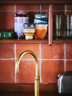 Hot Tazas artesanales de gres 70's, 2 uds. Tazas Y Mugs|Vajillas Completas