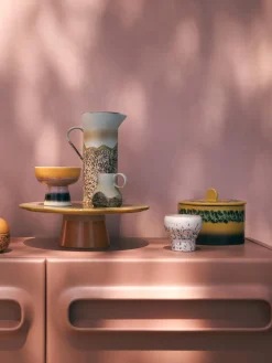 Tazas Y Mugs|Vajillas Completas>HKLIVING Tazas artesanales de gres 70's, 2 uds. Tonos beige, blanco, azul claro