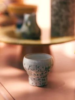 Tazas Y Mugs|Vajillas Completas></noscript>HKLIVING Tazas artesanales de gres 70's, 2 uds. Tonos beige, blanco, azul claro