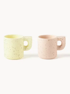 Discount Tazas artesanales de porcelana Aiko, 2 uds. Tazas Y Mugs|Vajillas Completas