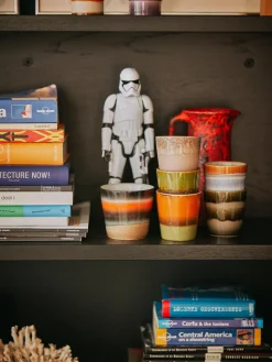 Best Tazas artesanales esmaltada 70s, 6 uds. Tazas Y Mugs|Vajillas Completas