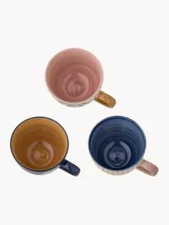 Hot Tazas artesanales Eviaya (3 uds.) Tazas Y Mugs|Vajillas Completas