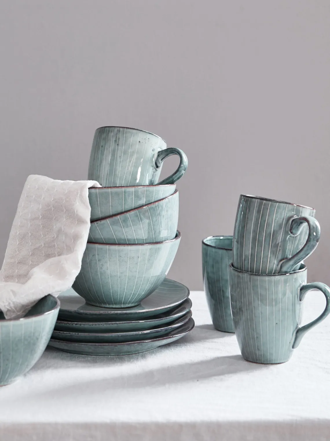 Tazas Y Mugs|Vajillas Completas>Broste Copenhagen Tazas artesanales , 250 ml, 6 uds. Nordic Sea