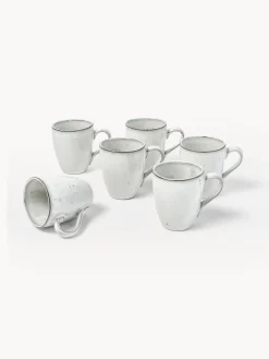 Tazas Y Mugs|Vajillas Completas></noscript>Broste Copenhagen Tazas artesanales , 250 ml, 6 uds. Nordic Sand