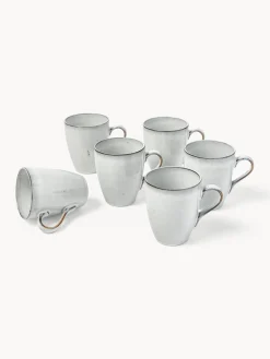 Hot Tazas artesanales , 400 ml, 6 uds. Tazas Y Mugs|Vajillas Completas