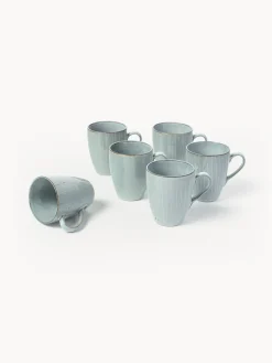 New Tazas artesanales , 400 ml, 6 uds. Tazas Y Mugs|Vajillas Completas