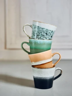 Sale Tazas artesanales 70's, 4 uds. Tazas Y Mugs|Vajillas Completas