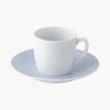 Outlet Tazas con platitos de porcelana artesanales Cosmopolitan, 2 uds. Tazas De Espresso|Vajillas Completas