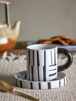 Best Tazas con platitos Frankie (2 uds.) Tazas Y Mugs|Vajillas Completas