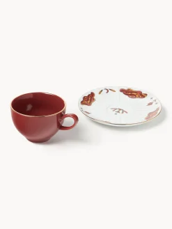 Tazas Y Mugs|Vajillas Completas></noscript>Westwing Collection Tazas de café artesanales con platitos Mystic, 4 uds.