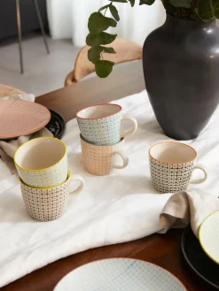 Sale Tazas de café Carla, 6 uds. Tazas Y Mugs|Vajillas Completas