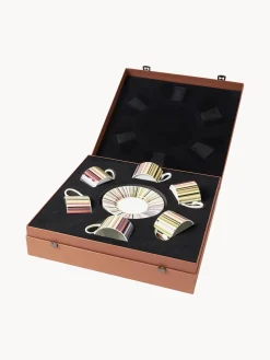 Clearance Tazas de café con platitos Fine Bone China Jenkins, 6 uds. Tazas Y Mugs|Vajillas Completas