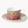 Tazas Y Mugs|Vajillas Completas>Missoni Tazas de café con platitos de porcelana Fine Bone China Jarris, 2 uds.
