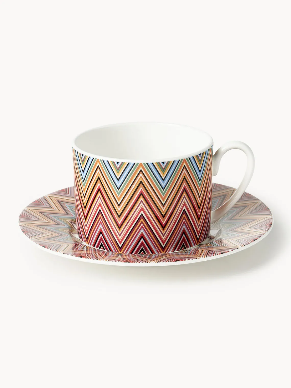 Tazas Y Mugs|Vajillas Completas>Missoni Tazas de café con platitos de porcelana Fine Bone China Jarris, 2 uds.