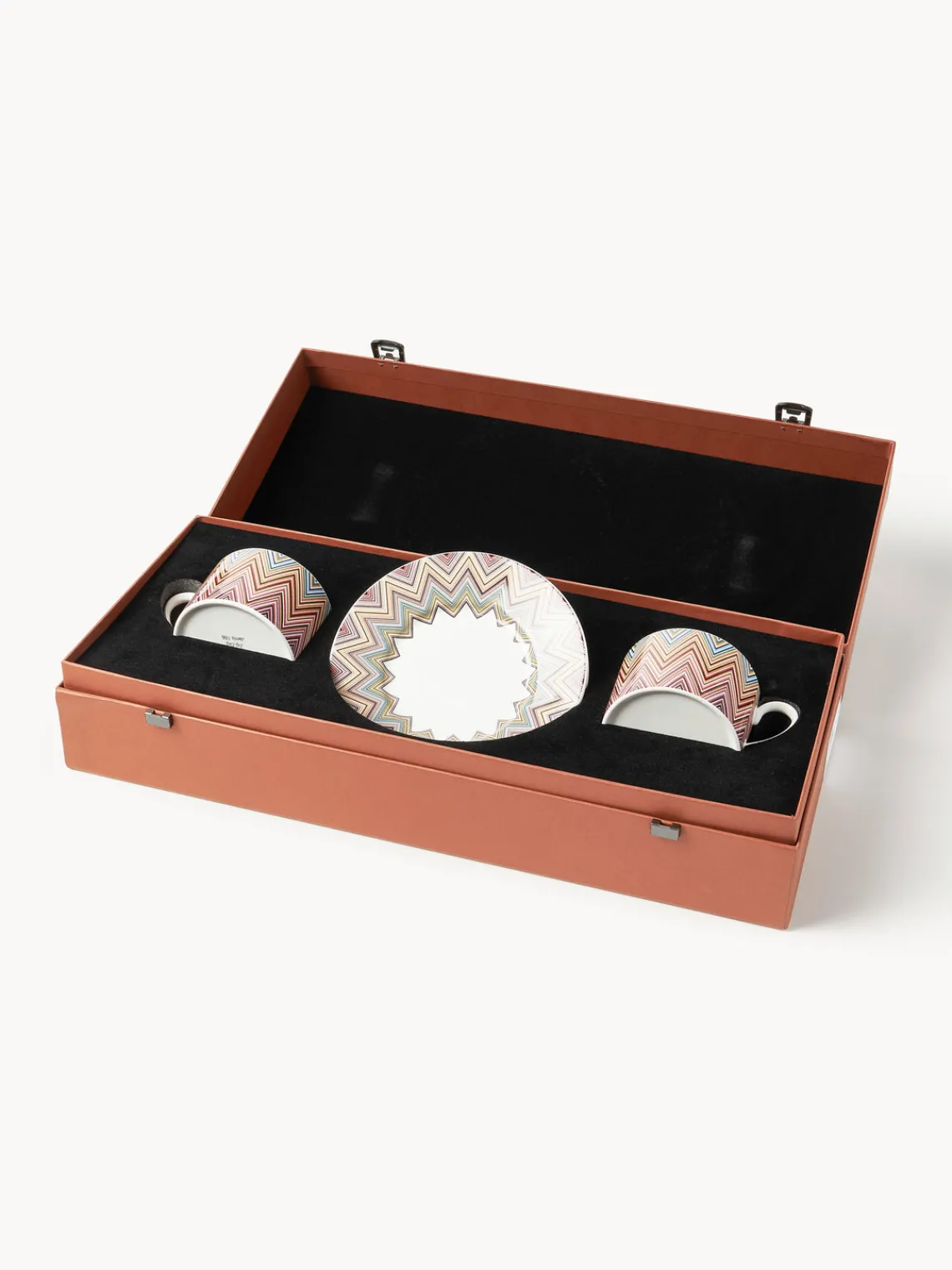 Tazas Y Mugs|Vajillas Completas>Missoni Tazas de café con platitos de porcelana Fine Bone China Jarris, 2 uds.