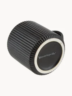 Tazas Y Mugs|Vajillas Completas></noscript>Bloomingville Tazas de café con relieves Neri, 2 uds.