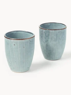 Tazas De Espresso|Vajillas Completas></noscript>Broste Copenhagen Tazas de café espresso artesanales , 6 uds. Nordic Sea