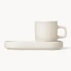 Clearance Tazas de café espresso con platitos Pilar, 4 pzas. Vajillas Completas|Tazas De Espresso