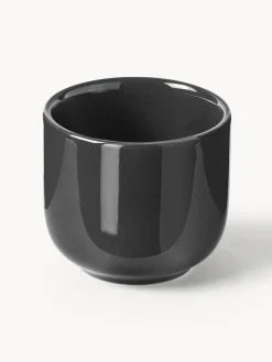 Outlet Tazas de café espresso de porcelana con platitos Nessa, 4 uds. Tazas De Espresso|Vajillas Completas