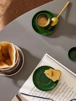 Discount Tazas de café espresso de porcelana con platitos Nessa, 4 uds. Tazas De Espresso|Vajillas Completas