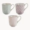 Tazas Y Mugs|Vajillas Completas>Bloomingville Tazas de café Maya, 3 uds.