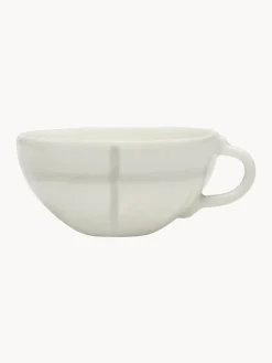 Tazas De Espresso|Vajillas Completas>SERAX Tazas de espresso de porcelana con esmalte reactivo Zuma, 2 uds. Blanco, gris claro, brillante