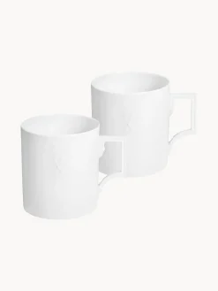 Best Tazas de porcelana artesanales Berlin, 2 uds. Tazas Y Mugs|Vajillas Completas