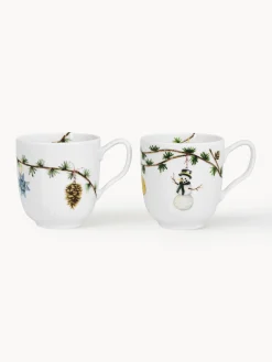 Clearance Tazas de porcelana artesanales Hammershøi, 2 uds. Tazas Y Mugs|Vajillas Completas