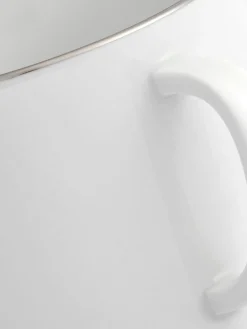 Tazas Y Mugs|Vajillas Completas></noscript>Meissen Tazas de porcelana con borde platino pintado a mano Vitruv, 2 uds. Blanco con borde de platino