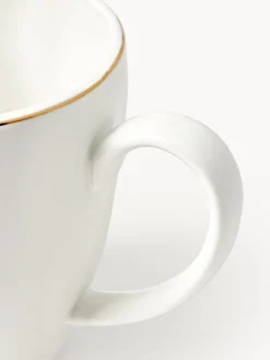 Tazas Y Mugs|Vajillas Completas></noscript>Westwing Collection Tazas de porcelana con relieves Sali, 2 uds.