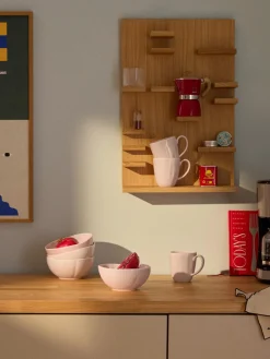 Best Tazas de porcelana con relieves Sali, 4 uds. Tazas Y Mugs|Vajillas Completas