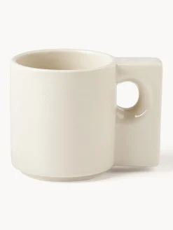 Tazas Y Mugs|Vajillas Completas>Westwing Collection Tazas de porcelana Keira, 2 uds. Blanco Off White