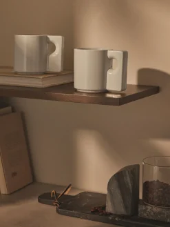 Tazas Y Mugs|Vajillas Completas>Westwing Collection Tazas de porcelana Keira, 2 uds. Blanco Off White